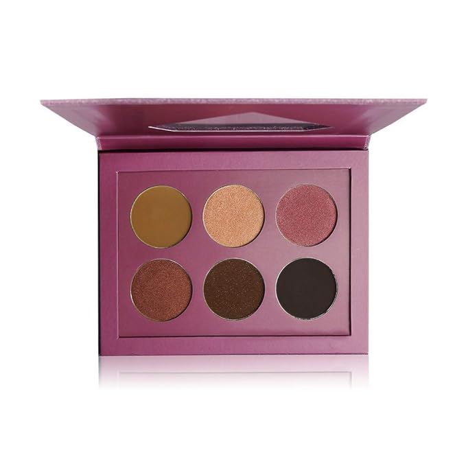 Medium-Sized Magnetic Makeup Palette with Diamond-Shaped Transparent Window-Velvo Beauty