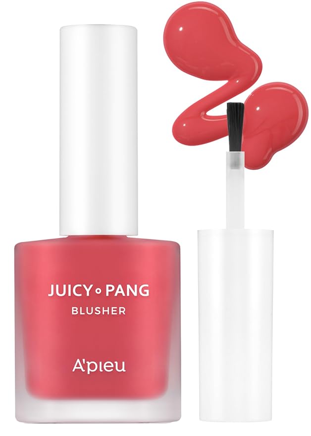 A'PIEU JUICY-PANG WATER BLUSHER (RD01 - Popping Cherry) Korean Liquid Blush For Cheeks K Beauty Makeup-Velvo Beauty