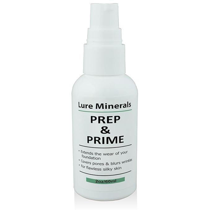 Lure Minerals Prep and Prime Foundation Primer, 2oz (Compare to Bare Min,)-Velvo Beauty