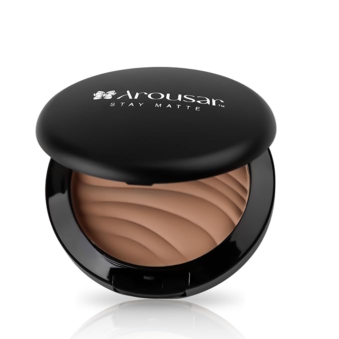 Pressed Face Powder, Flawless and Oil Control Pressed Setting Powder, Long Lasting Matte Finish 4# COCOA 04-Velvo Beauty
