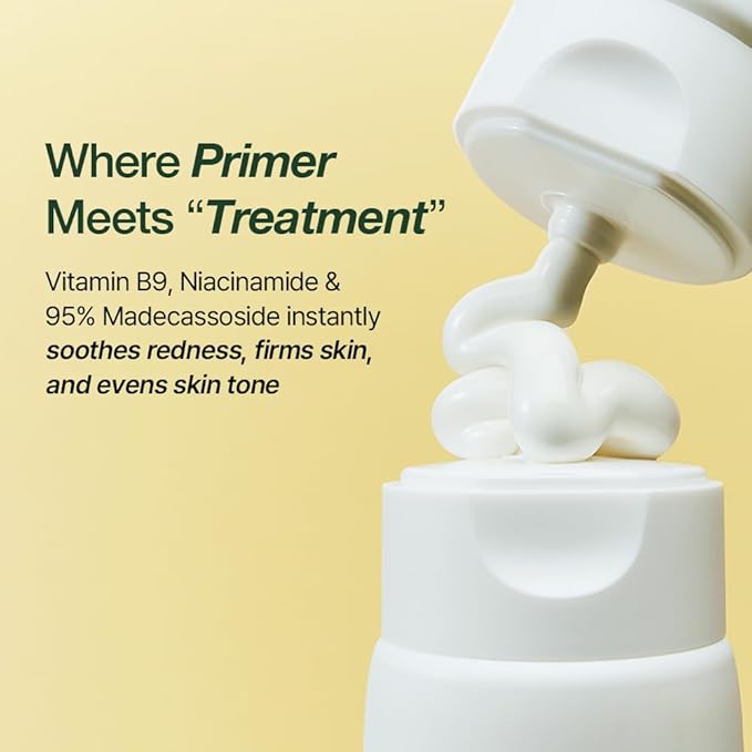 NDP Vitamin B9 Tone-up Cream, Silicone Free Face Primer for Pore Minimizing, 95% Pure Cica Extract, Breathable Skin Formula, Glass Skin & Lightweight, V-Cream Clean K-Beauty (65ml / 2.19 Fl Oz)-Velvo Beauty