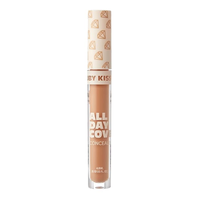 Ruby Kisses All Day Concealer Lightweight Full Coverage Multi-Use Concealer 0.13 Fl Oz (Warm Honey)-Velvo Beauty