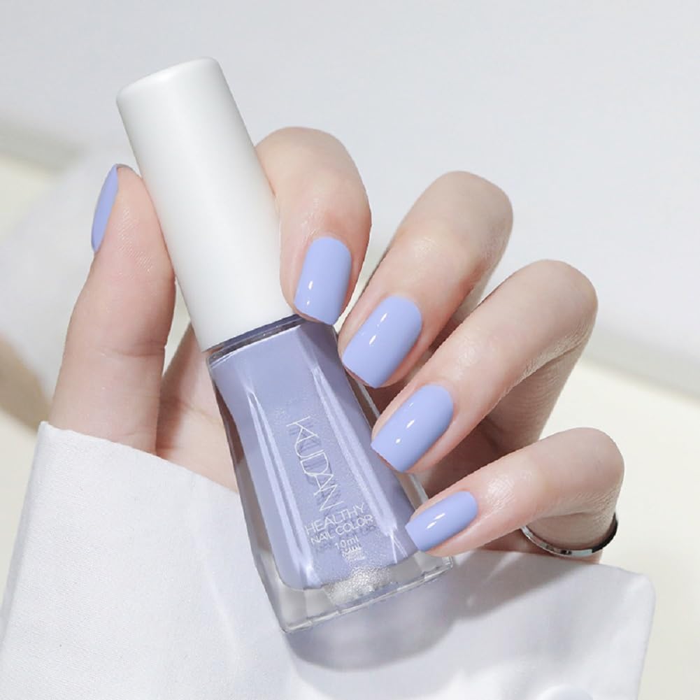 Nail Polish set - Nail Lacquer Quick Dry, Full Size, Vibrant, Colorful, Trendy, Glitter, Glossy, Metallic, Matte Nail Art Nail Shades (N3 Lavender, 52g)-Velvo Beauty