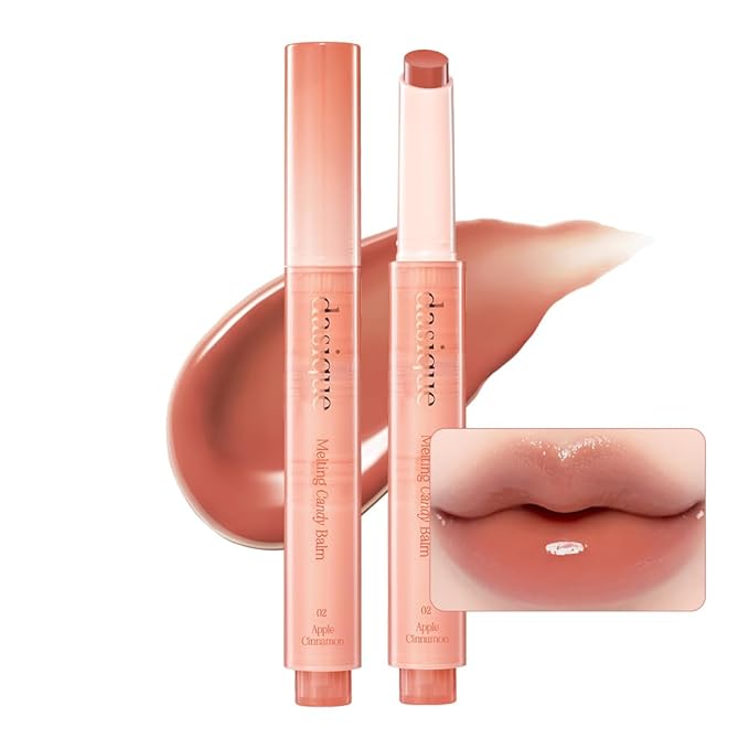 Dasique Melting Candy Balm (#02 Apple Cinnamon) | Glossy Balm | Moisturizing | For dry Lips | Vegan-Velvo Beauty