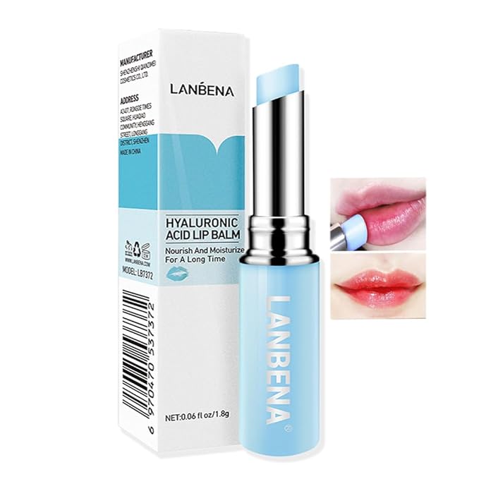 LANBENA Hyaluronic Acid Lip Balm Moisturizing Lips Long-Lasting Protection Nourishing Lip Care (1.8g / 0.06 fl oz)-Velvo Beauty