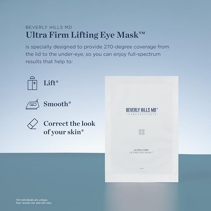Ultra Firm Lifting Eye Mask- Visibly Lift, Tighten, Contour Eye Area for Wrinkles, Dark Circles- Skin Smoothing & Brightening- Visibly Reduce Signs of Aging w/Rhodiola Rosea Extract-Velvo Beauty