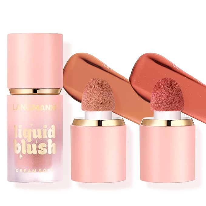 Jolilab Liquid Blush - High Pigment, Long - Lasting, Buildable Color for a Natural Glow（#5+6）-Velvo Beauty