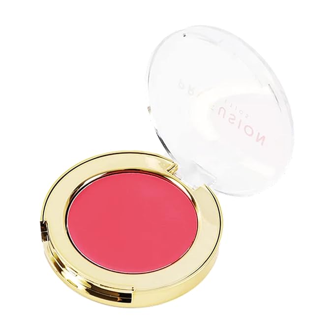 Profusion Cosmetics Cream Blush- Lightweight, Easy-Blend Creamy Texture, Soft, Natural Satin Finish Creating a Natural and Charming Makeup (Hibiscus, 1)-Velvo Beauty