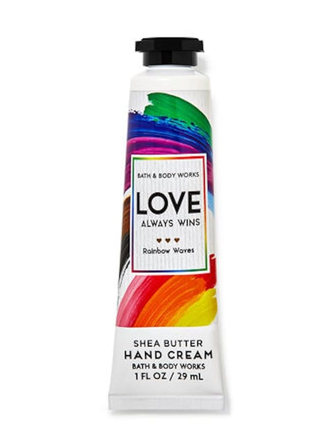 Bath & Body Works Rainbow Waves Shea Butter Travel Size Hand Cream 1oz (Rainbow Waves)-Velvo Beauty