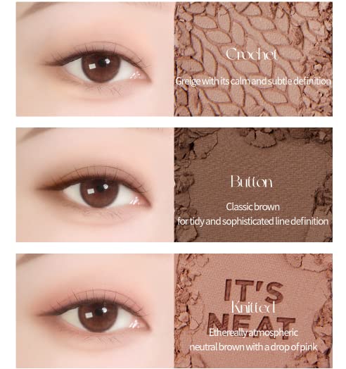HOLIKA HOLIKA MY FAVE MOOD EYE PALETTE (05 NEAT KNIT)-Velvo Beauty