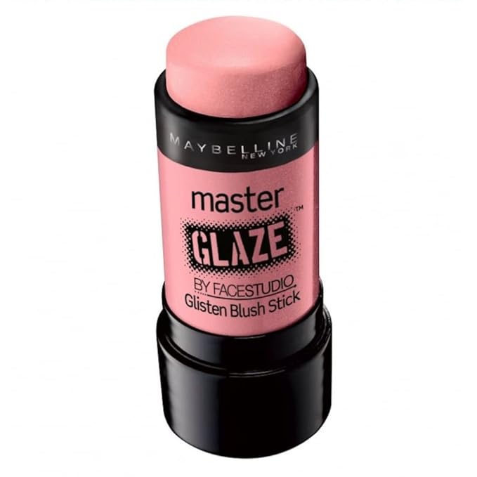 Maybelline New York Face Studio Master Glaze Glisten Blush Stick, Just-Pinched Pink, 0.24 Ounce-Velvo Beauty