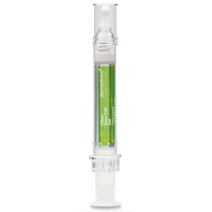 Citrus Stem Cell Gel for Face in Easy to Use targeted Syringe applicator | with Vitamin C, Retinol, Ceramides, Fruit Stem Cell Extract | May Help Hydrate, Firm and Brighten Skin | 0.4 oz / 12 g-Velvo Beauty