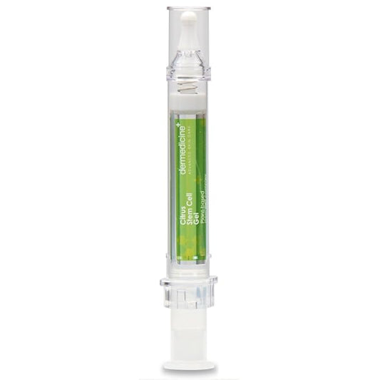 Citrus Stem Cell Gel for Face in Easy to Use targeted Syringe applicator | with Vitamin C, Retinol, Ceramides, Fruit Stem Cell Extract | May Help Hydrate, Firm and Brighten Skin | 0.4 oz / 12 g-Velvo Beauty