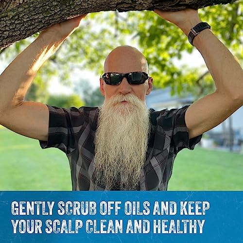 Mountaineer Brand Bald Head Shampoo for Men | All Natural Moisturizing/Hydrating Shaving Soap and Face Cleanser | For Daily Head/Scalp Care and Wash | Cleanse | Refreshing Natural Scent 4oz-Velvo Beauty