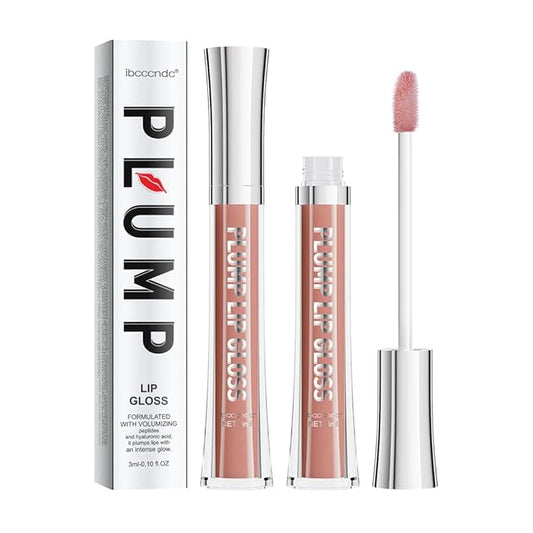 ibcccndc Lip Plumper Plumping Lip Gloss Hydrating Nourishing Lip Oil Red Liquid Lipstick Lip Care Products Mineral Oil Clear Lipgloss (4)-Velvo Beauty
