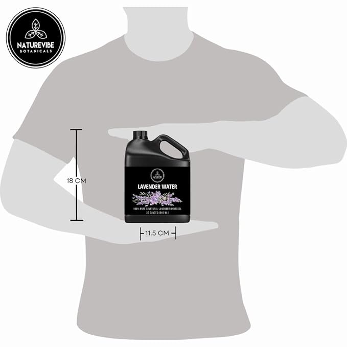 Naturevibe Botanicals Lavender Water 32 Ounces | 100% Pure and Natural | Great for Skin Care and Hair Care-Velvo Beauty