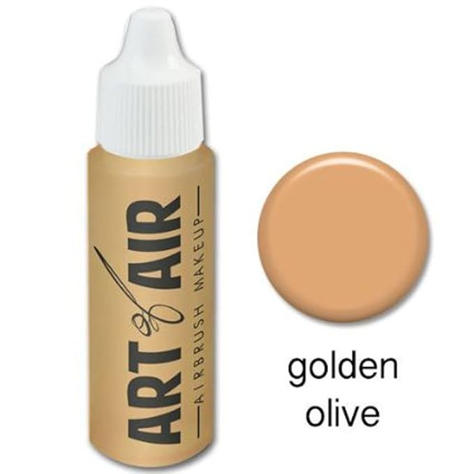 Airbrush Makeup - Foundation 1/2oz Bottle Choose Color (Golden Olive)-Velvo Beauty