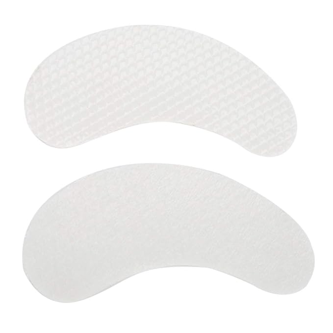 5 Pairs Under Eye Pads With Eyelash Holder Pallet and Brush and Tweezers Set, Lint Lash Extension Eye Gel Patches for Eyelash Extension Eye Mask Beauty Tool-Velvo Beauty