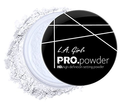 L.A. Girl Pro Powder High Definition Setting Powder Translucent Pack, Matte finish, Clear, 3 Count(Pack of 1)-Velvo Beauty