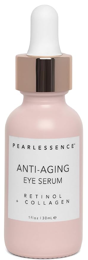 Pearlesssence Anti-Aging Eye Serum (Retinol + Collagen) - Helps Reduce Fine Lines & Wrinkles | Gentle & Lightweight Formula | Plumps & Tightens | Made in USA & Free (1oz)-Velvo Beauty