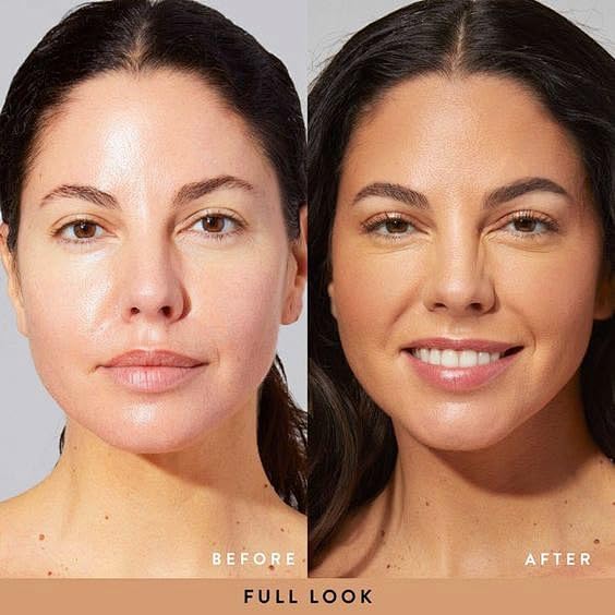 AirBrush Foundation Spray Set, Spray Foundation Makeup and Hydrating Face Primer Kit, Longwear Waterproof Liquid Matte Foundation Mist for Flawless Look, Brush and Sponge Include (#5 Warm Honey)-Velvo Beauty