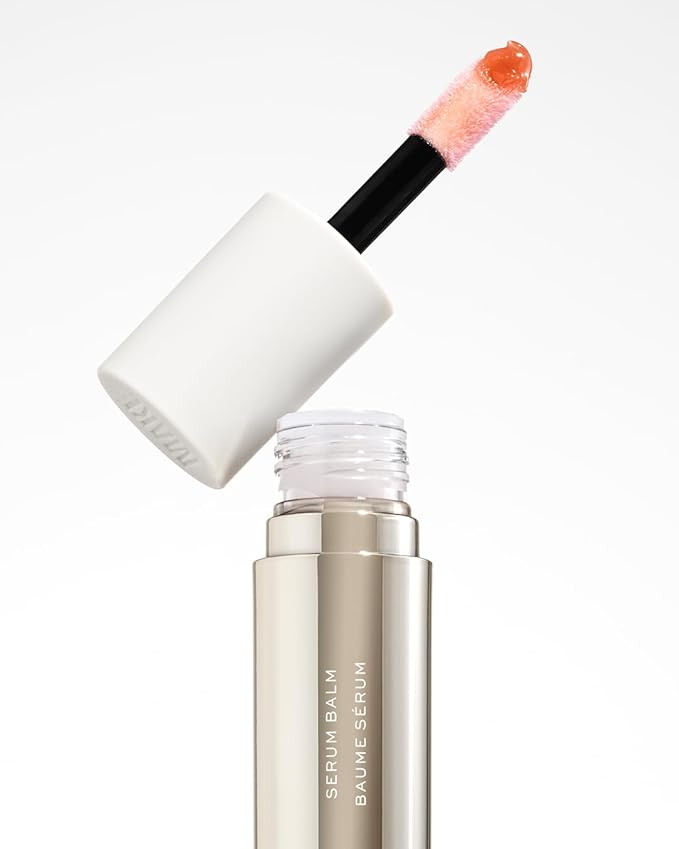 MAKE Serum Balm – Hydrating Lip Oil Treatment – Softening, Smoothing and Plumping Lip Cream – All Day Comfort, Gloss and Shine, Nude Nova 0.15 Oz-Velvo Beauty