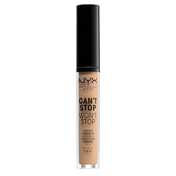 NYX PROFESSIONAL MAKEUP Can't Stop Won't Stop Contour Concealer, 24h Full Coverage Matte Finish - Medium Olive-Velvo Beauty