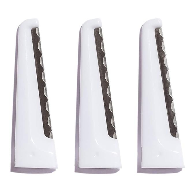 StackedSkincare Dermaplaning Replacement Blades - 3 Pack Face Razor Refills for Women, Peach Fuzz Remover and Exfoliating Tool, Fits StackedSkincare Dermaplane Tool-Velvo Beauty
