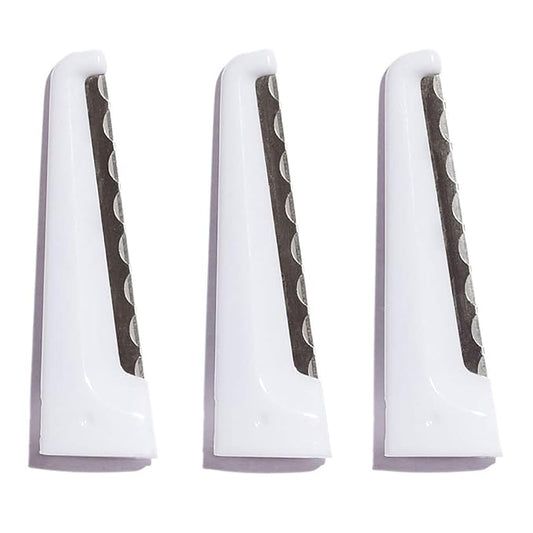 StackedSkincare Dermaplaning Replacement Blades - 3 Pack Face Razor Refills for Women, Peach Fuzz Remover and Exfoliating Tool, Fits StackedSkincare Dermaplane Tool-Velvo Beauty