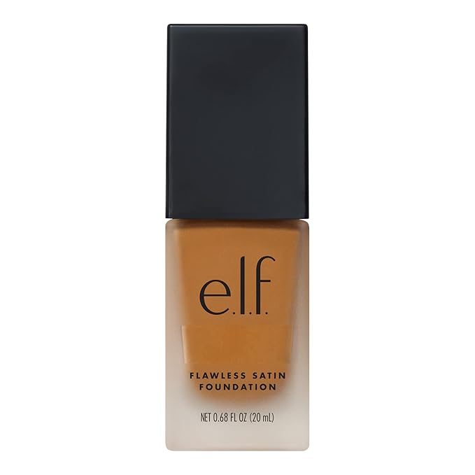 e.l.f. Flawless Finish Foundation, Lightweight & Medium Coverage, Semi-Matte Finish, Latte, 0.68 Fl Oz (20mL)-Velvo Beauty