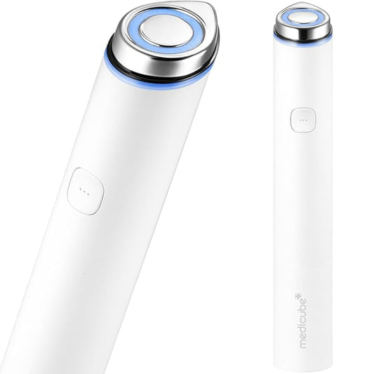 medicube Mini Booster Pro White | Affordable At-Home Facial Skin Care Tool for Beginners - Portable Glow Booster for Glass Skin, Boosting Skin Care Absorption, Skin care for teens, Korean Skin Care-Velvo Beauty