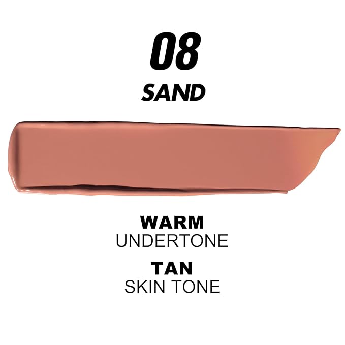 FOCALLURE 2 Pcs Liquid Foundation, Skin Evolution Foundation + Concealer, Full Coverage Foundation Makeup, Durable, Waterproof, Oil-Control, Hides Wrinkles & Lines, Sand-Velvo Beauty