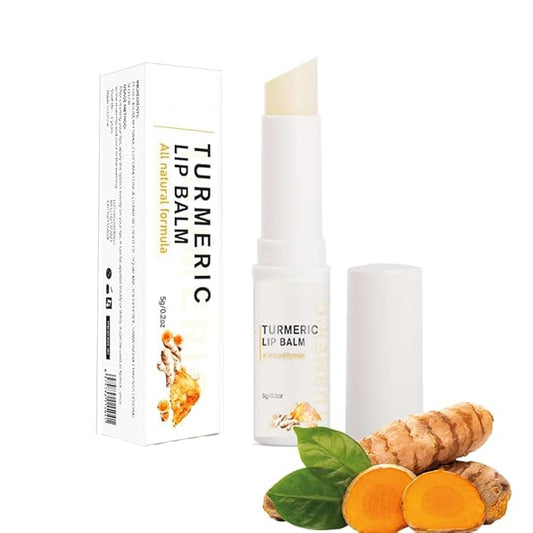 Organic Turmeric Lip Balm All-Day Moisturizing, Balancing, Soothing for Dry Lips Lip Balm With Turmeric Root Natural Ingredients Even Lip Tone 5g-Velvo Beauty
