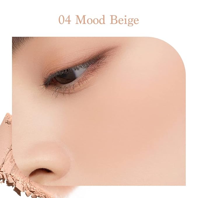 Dasique Blending Mood Cheek #01 Warm Blending l Cruelty-Free l 4 Blendable Shades in Lightweight, Long-lasting, Smooth Powder-Velvo Beauty