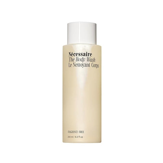 Nécessaire The Body Wash. Fragrance-Free. Multi-Vitamin Gel Cleanser. Nourish, Soften. Hypoallergenic. Dermatologist-Tested. No SLS/SLES. 250 ml / 8.4 fl oz-Velvo Beauty