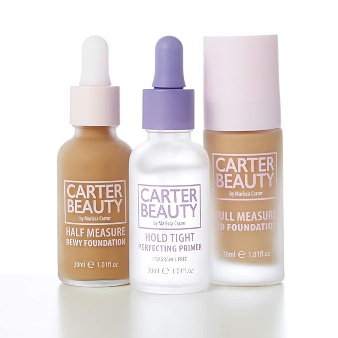 Carter Beauty Full Measure HD Foundation - Lightweight, Full Coverage Matte Formula - Water-Based, Super Soft Skin Perfector - Vegan And Cruelty Free, Paraben And Sulfate Free - Gingerbread - 1.01 OZ-Velvo Beauty