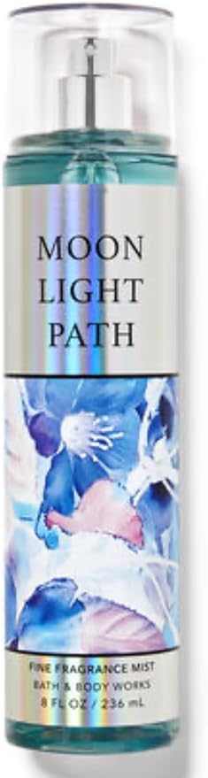 Bath & Body Works - 3 Piece Bundle - Spray - Body Cream - Shower Gel - Full Size and Gift Bag HELLO GORGEOUS (Moonlight Path)-Velvo Beauty