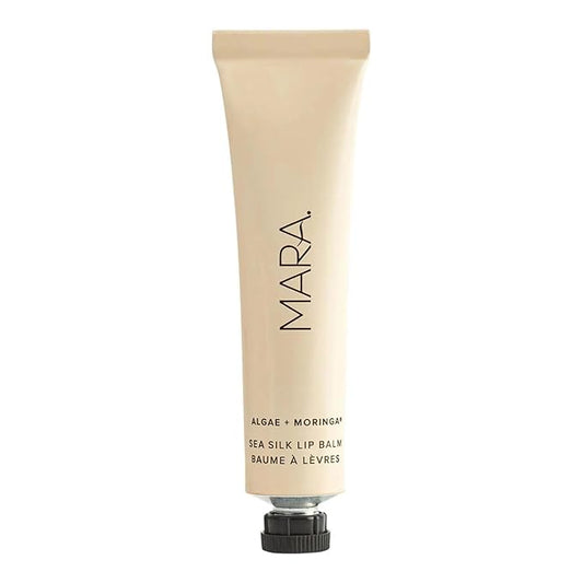 MARA - Natural Sea Silk Lip Balm With Algae + Moringa | Non-Toxic, Plant-Based Skin Care, Hypoallergenic | Moisturize, Plump + Soothe Dry, Chapped Lips (Clear, 0.5 oz | 15 ml)-Velvo Beauty