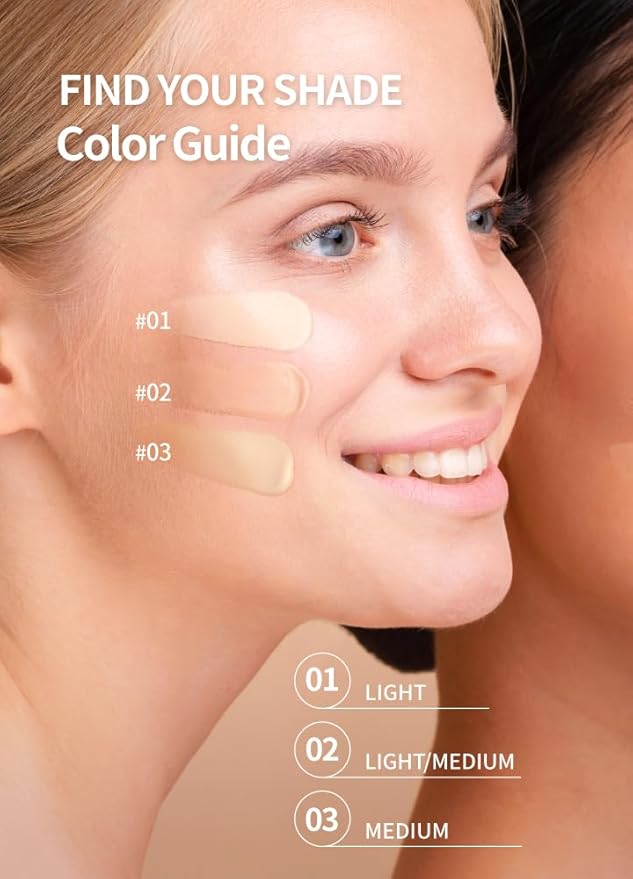 Mesh tight up cushion foundation 01 refill, light beige, Korean compact foundation, natural coverage, glow, sweat proof makeup, long lasting, all skin type-Velvo Beauty