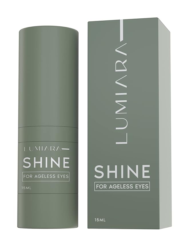 Lumiara Shine Anti Aging Eye Serum - Hydrating and Brightening Serum For All Ages & Skin Types - Organic, Paraben Free, Cruelty Free & Plant Based Wrinkle Reduction - Made In The USA - 15 ml-Velvo Beauty