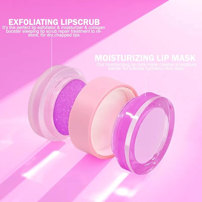 kukubird Exfoliating Lip Scrub Lip Care Treatment For Chapped and Cracked Lips-Grape-Velvo Beauty