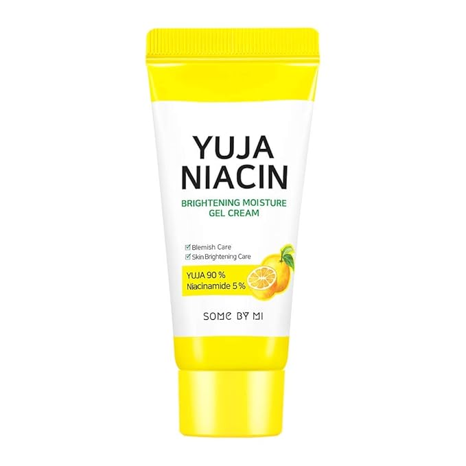 SOME BY MI Yuja Niacin 30 Days Brightening Starter Kit/Toner 1.01Oz, Serum 0.33Oz, Gel Cream 1.01Oz, Sleeping Mask 0.67Oz / Melasma and Blemish Care/Facial Skin Care Set-Velvo Beauty