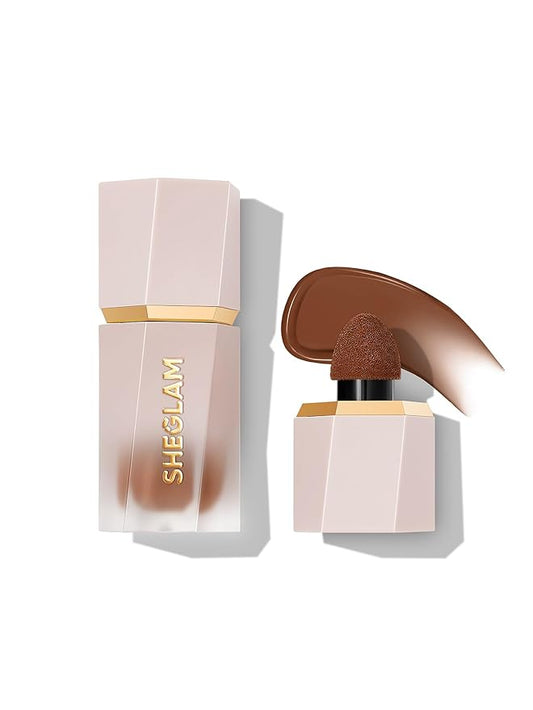 SHEGLAM Sun Sculpt Cool Toned Liquid Contour Stick Long Lasting Cream Bronzer Makeup - Terracotta-Velvo Beauty