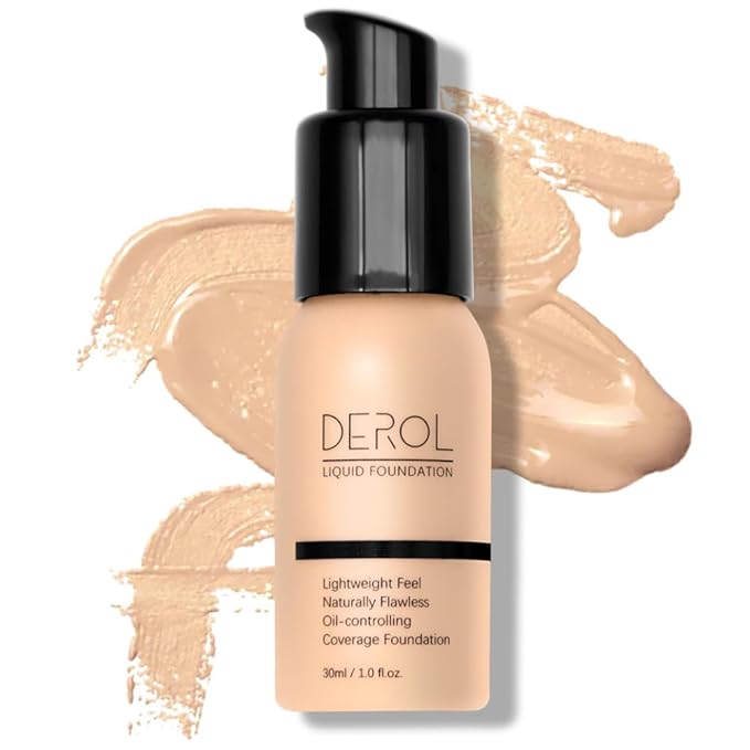 Foundation Full Coverage Liquid Foundation Cream - Lightweight Concealer - Suitable for All Skin Types (whipped cream 01)-Velvo Beauty