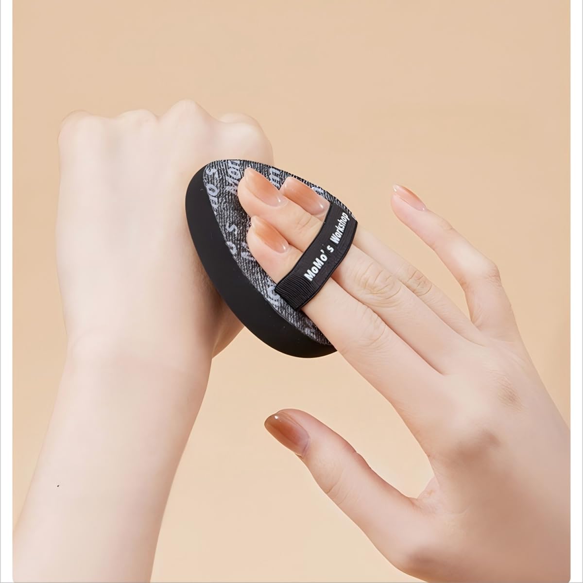 Momo's Workshop Makeup Sponge 2.99IN, Large Foundation Sponge For Foundation Concealer or Cushion, Latex Free Soft Cushion Puff Sponge for Face,1pcs-Velvo Beauty