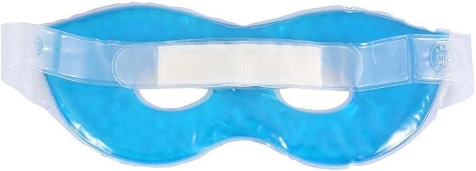 Cold Eye Mask Gel Bead Cooling Soothing Cold Eye Mask Pack Reusable Ice Mask Cold Pack for Woman & Man Sleeping, Relief Puffy Eyes, Dark Circles, Dry Eyes, Relaxing Sleep-Velvo Beauty