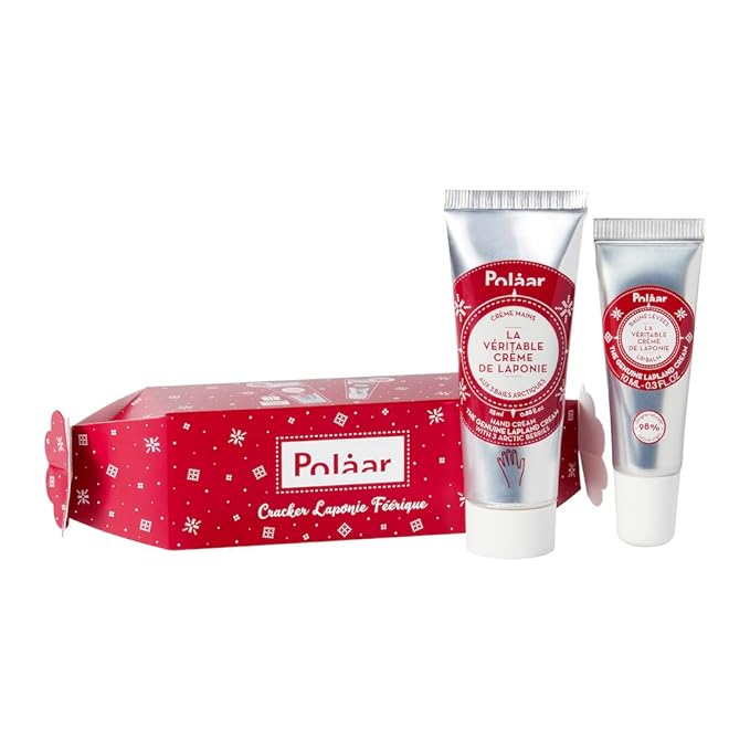 Polåar - Enchanting Lapland Cracker - Lip Balm and Hand Cream - Nourishes, repairs, protects - Cruelty Free, Made in France - 2 pcs-Velvo Beauty