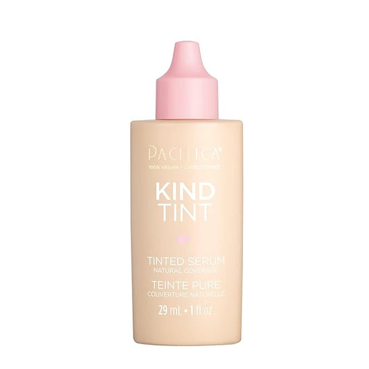 Pacifica Beauty Kind Tint Tinted Serum, Skincare, Vegan Collagen, Hyaluronic Acid, Vitamin C, Niacinamide, Caffeine, Hydrating, Lightweight Foundation, Natural Dewy Skin, Shade 22, 1 fl oz (1 Count)-Velvo Beauty