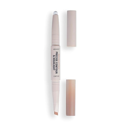 Revolution Beauty, Precise Contour & Highlight Stick, All-In-One Face Makeup Product, Highly Blendable with Matte Finish, Vegan & Cruelty-Free, Medium-Velvo Beauty