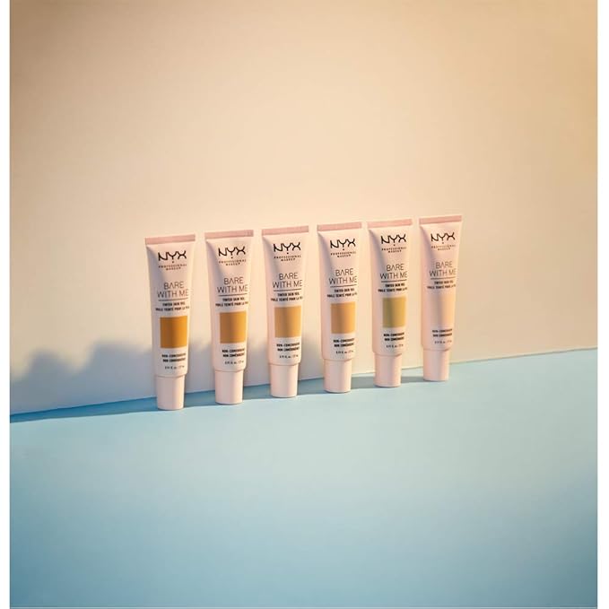 NYX PROFESSIONAL MAKEUP Bare With Me Tinted Skin Veil, Lightweight BB Cream - Pale Light-Velvo Beauty